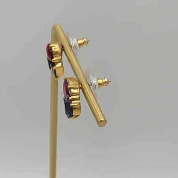 J Crew Colorful Cluster Stud Earrings - Picture 4 of 8